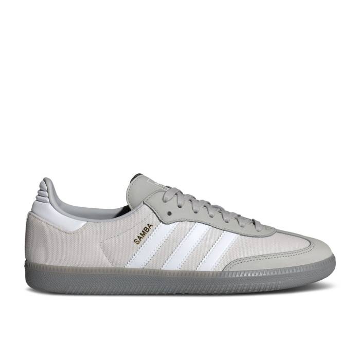 アディダス Adidas 【 Samba Og \u0027All-Weather - Grey\u0027 Men Grey One/Cloud White/Grey Two 】 サンバ メンズ 薄墨色 薄墨色 白いこと 白いこと