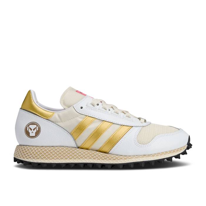 アディダス Adidas 【 Goldie X Silverbirch Spzl \u0027Metalheadz\u0027 Men Cloud White/Cloud White/Gold 】 メンズ 白いこと 白いこと ゴールド