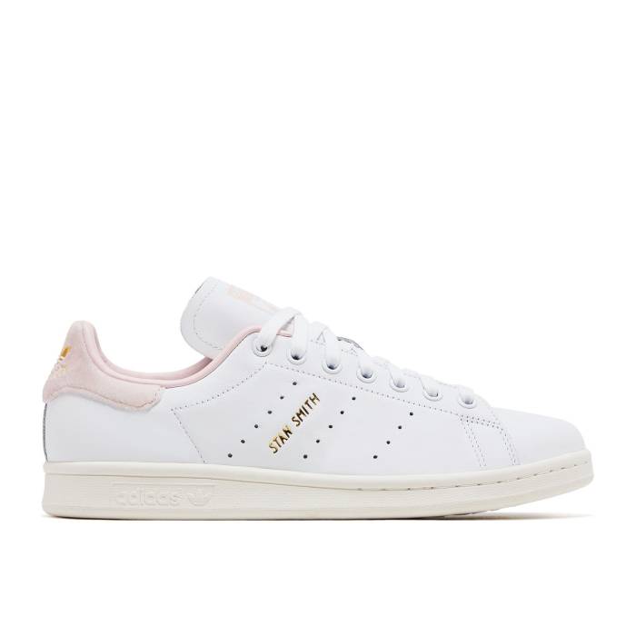 アディダス Adidas 【 Wmns Stan Smith White Velvet Sandy Pink Women Cloud White/Gold Metallic/Sandy Pink 】 レディース 白色 ホワイト ゴールド pink ピンク