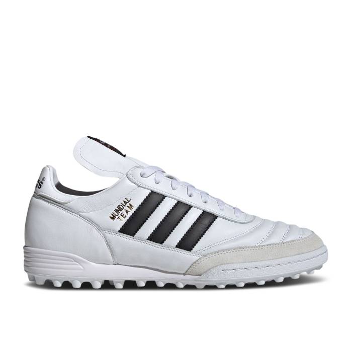 アディダス Adidas 【 Mundial Team Tf \u0027White Black\u0027 Men Cloud White/Core Black/Gold Metallic 】 Team 野球クラブ メンズ 白いこと 白いこと 中核グループ 黒いこと 黒いこと ゴールド メンズ靴-スニーカー