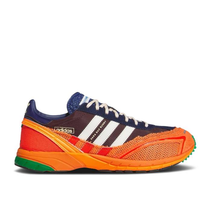 アディダス Adidas 【 Bad Bunny X Adizero Sl72 High Fashion Men Maroon/Chalk White/Semi Solar Red 】 アディゼロ メンズ マルーン 白色 ホワイト Red 赤・レッド