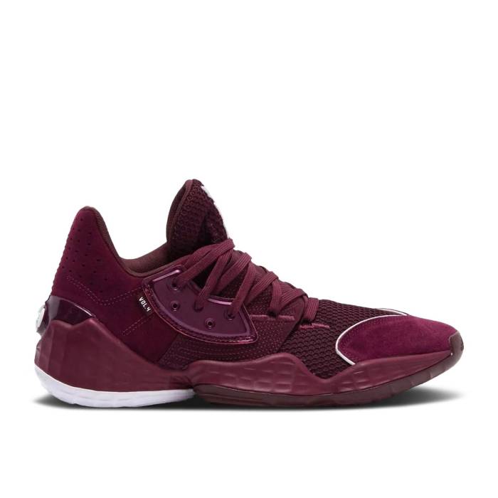アディダス Adidas 【 Harden Vol. 4 'Team Maroon' Men Team Maroon/Footwear White/Team Maroon 】 ハーデン メンズ Team チーム マルーン 白色 ホワイト