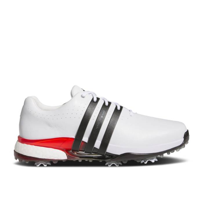 アディダス Adidas 【 Tour 360 24 Golf \u0027White Black Lucid Red\u0027 Men Cloud White/Core Black/Lucid Red 】 golf ゴルフ 黒いこと 黒いこと メンズ 白いこと 白いこと 中核グループ 黒いこと 黒いこと Red 赤・赤いこと
