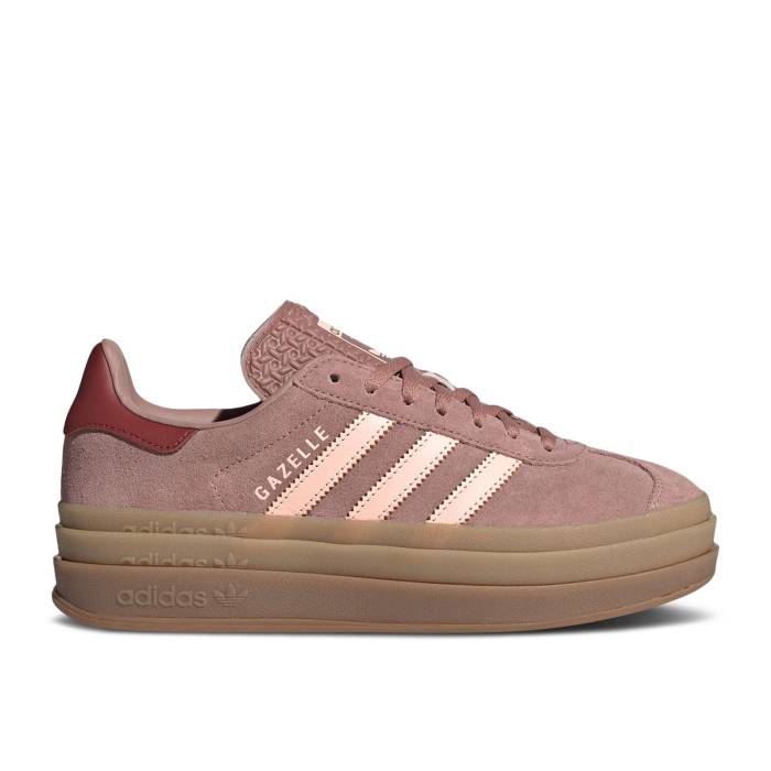 アディダス Adidas 【 Wmns Gazelle Bold 'Warm Clay' Women Warm Clay/Clear Orange/Preloved Ruby 】 ガゼル レディース ウォーム orange 橙・オレンジ