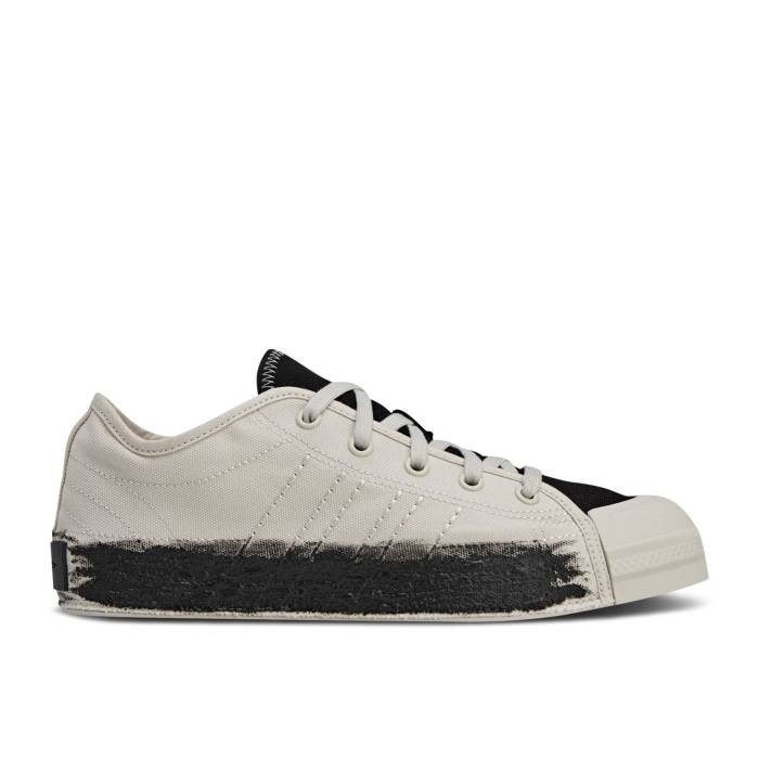 アディダス Adidas 【 Y-3 Nizza Low \u0027Talc Black\u0027 Men Talc/Talc/Black 】 メンズ 黒いこと 黒いこと