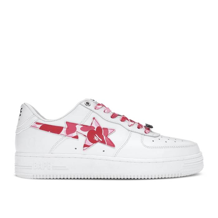ベイプ Bape 【 Sta \'Abc Camo - Red\' 2021 Men White/White/Red 】 カモ柄 メンズ 白色 ホワイト Red 赤・レッド|スニケス