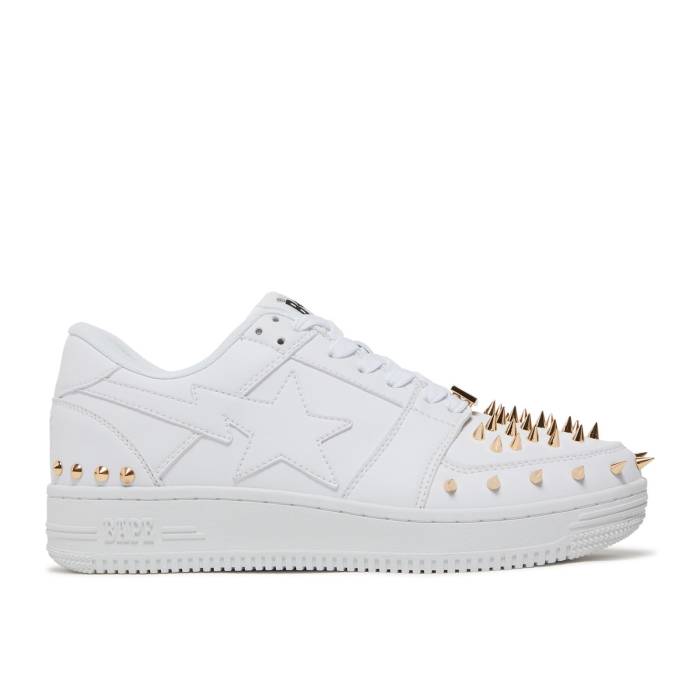 ベイプ Bape 【 Sta Studded White Men White 】 メンズ 白色 ホワイト