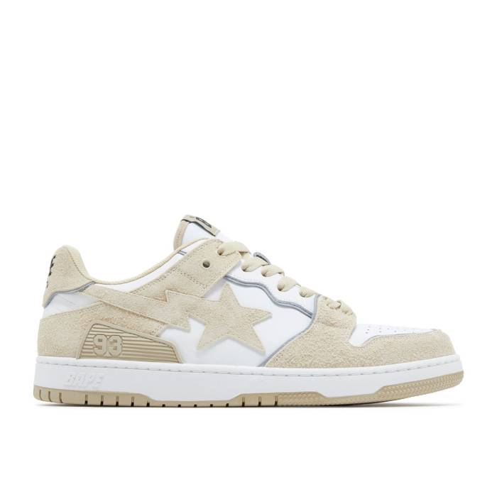 ベイプ Bape 【 Sk8 Sta #3 M1 \u0027Beige\u0027 Men Beige 】 メンズ ベージュ