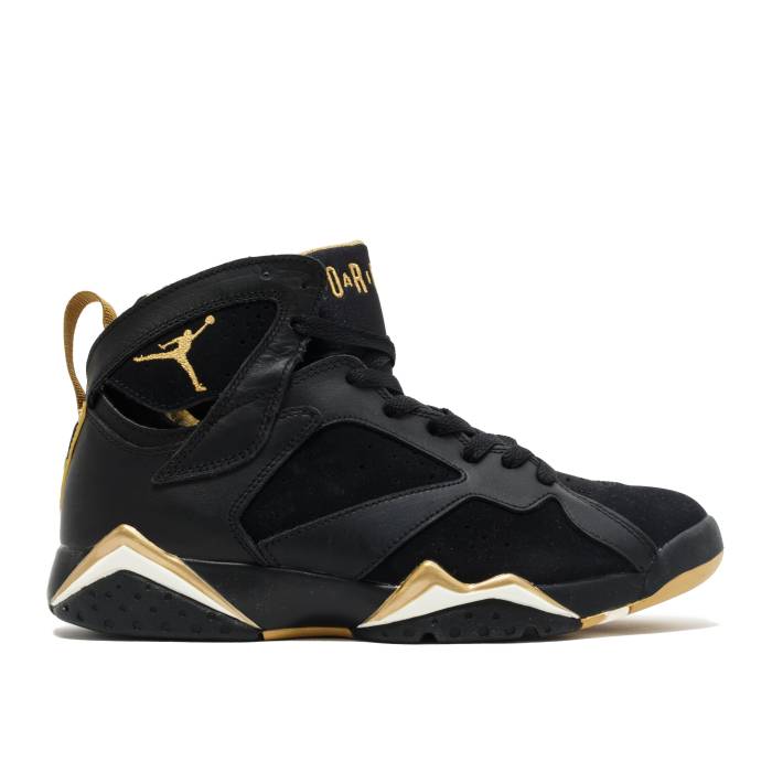 ナイキ　エアジョーダン Air Jordan 【 Jordan 7 Retro 'Golden Moments' Men Black/Metallic Gold-White 】 レトロ メンズ 黒色 ブラック