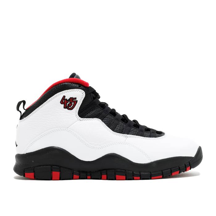 ナイキ　エアジョーダン Air Jordan 【 Jordan 10 'Double Nickel' Men White/Varsity Red-Black 】 メンズ 白色 ホワイト