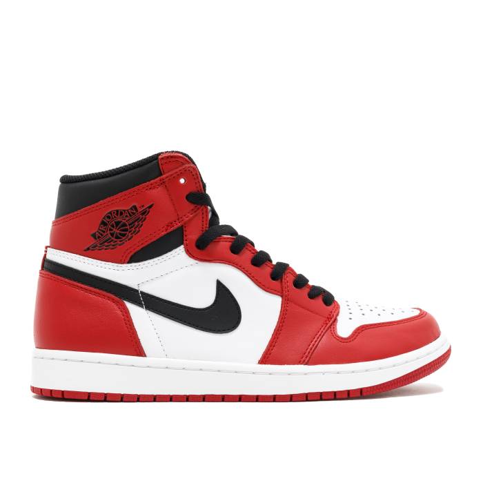 ナイキ エアジョーダン Air Jordan 【 Jordan 1 Retro High Og \u0027Chicago\u0027 2015 Men White/Black/Varsity Red 】 レトロ 御機嫌 メンズ 白いこと 白いこと 黒いこと 黒いこと Red 赤・赤いこと