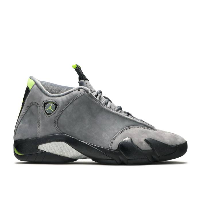 ナイキ　エアジョーダン Air Jordan 【 Jordan 14 Retro 'Chartreuse' Men Light Graphite/Chartreuse/Black 】 レトロ メンズ 黒色 ブラック
