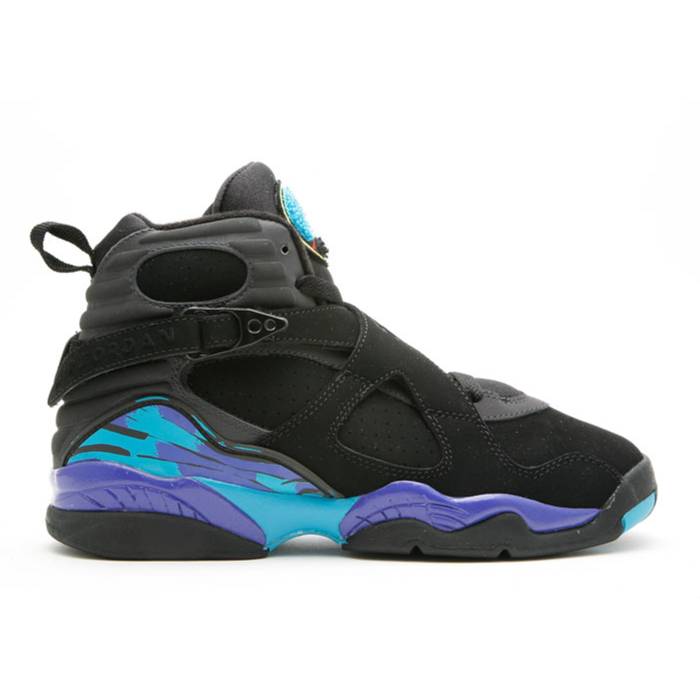 ナイキ エアジョーダン Air Jordan 【 Jordan 8 Retro Gs 'Aqua' 2007 Youth Black/Bright Concord/Aquatone 】 レトロ ジュニア キッズ 黒色 ブラック コンコルド・コンコード|スニケス