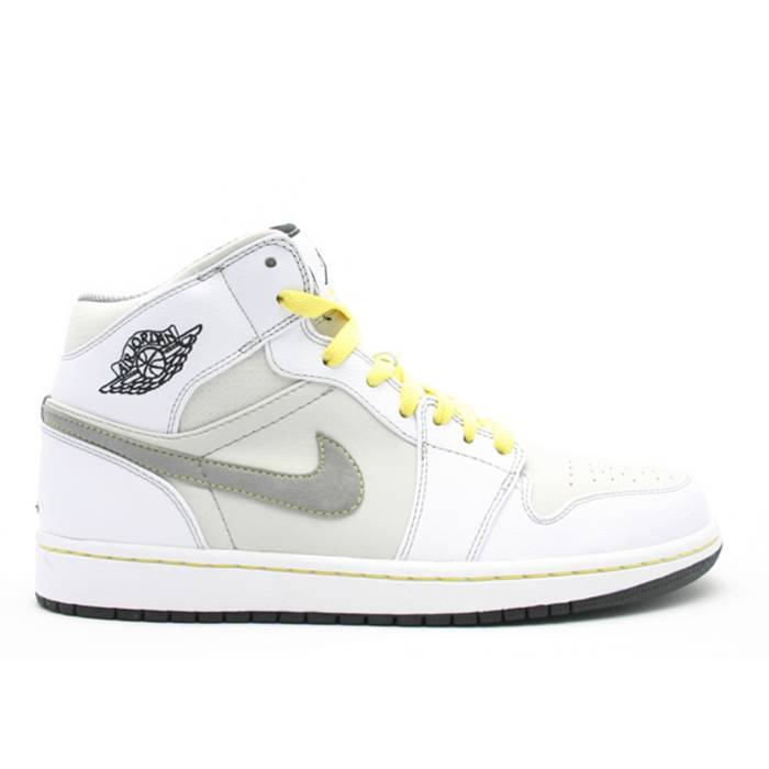 ナイキ エアジョーダン Air Jordan 【 Jordan 1 Phat \'Vibrant Yellow\' Men White/Medium Grey Light Bn Vbrnt Yl 】 ファット メンズ 白色 ホワイト 灰色 グレー