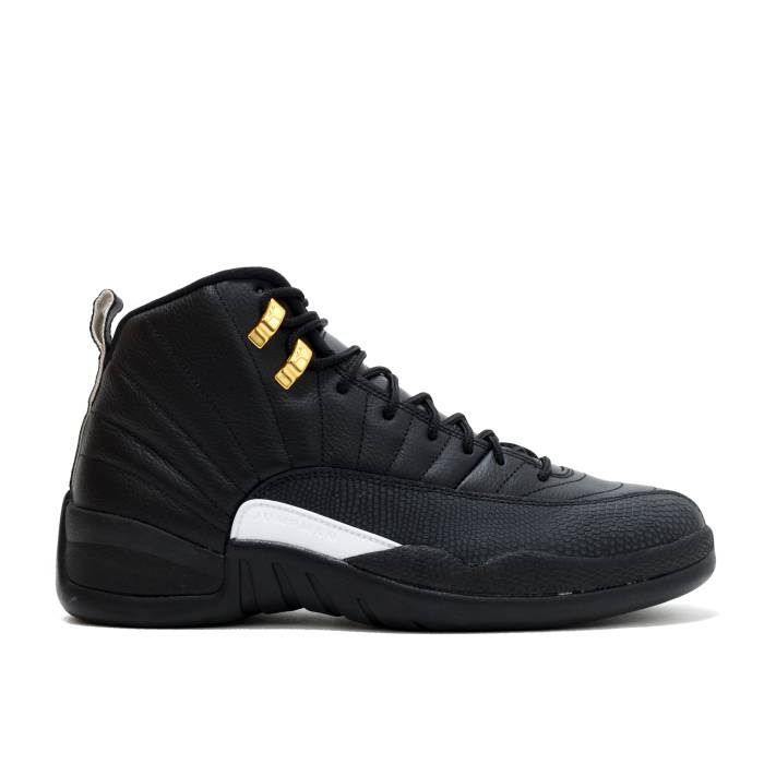 ナイキ　エアジョーダン Air Jordan 【 Jordan 12 Retro 'The Master' Men Black/Rattan/White/Metallic Gold 】 レトロ 靴 メンズ靴 スニーカー メンズ 黒色 ブラック 白色 ホワイト ゴールド画像