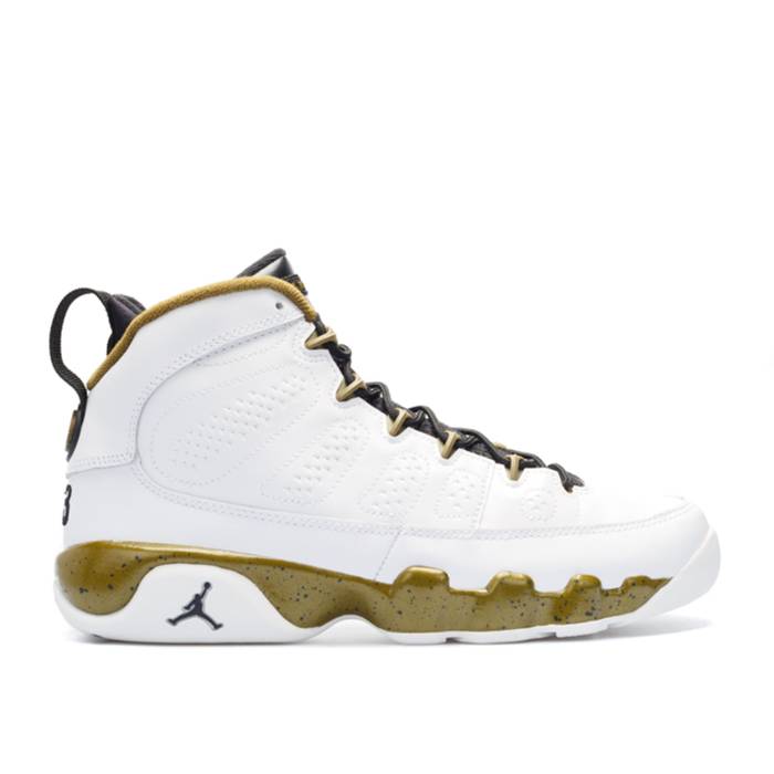 ナイキ エアジョーダン Air Jordan 【 Jordan 9 Retro Bg tatue Youth White/Black-Militia Green 】 レトロ ジュニア キッズ 白色 ホワイト green 緑・グリーン