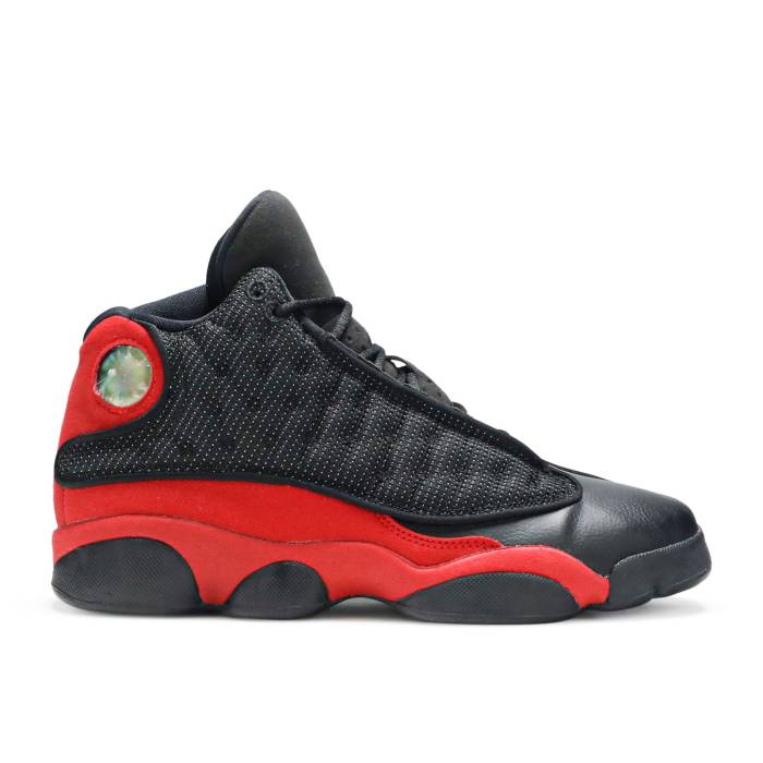 ナイキ エアジョーダン Air Jordan 【 Jordan 13 Retro ガウス \u0027Bred\u0027 2017 Youth Black/True Red/White 】 13 サー青少年 レトロ 御坊っちゃん キッズ 黒いこと 黒いこと Red 赤・赤いこと 白いこと 白いこと