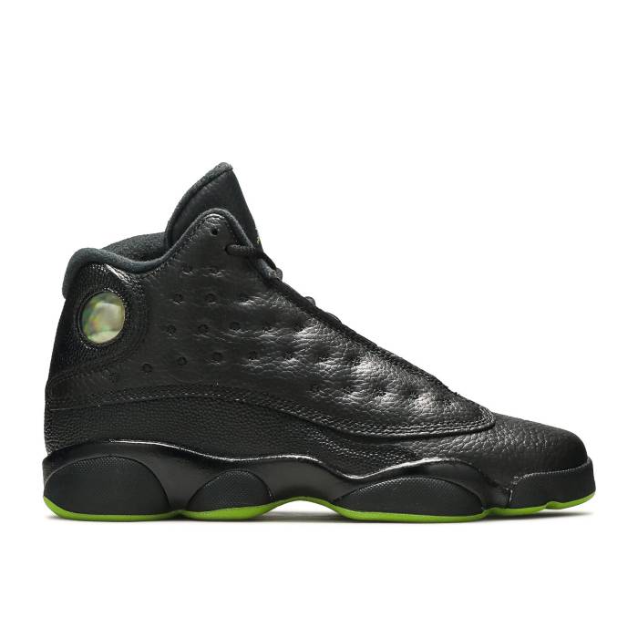 ナイキ エアジョーダン Air Jordan 【 Jordan 13 Retro ガウス \u0027Altitude\u0027 2017 Youth Black/Altitude Green 】 13 サー青少年 レトロ 御坊っちゃん キッズ 黒いこと 黒いこと green 緑・緑であること キッズファッション-スニーカー