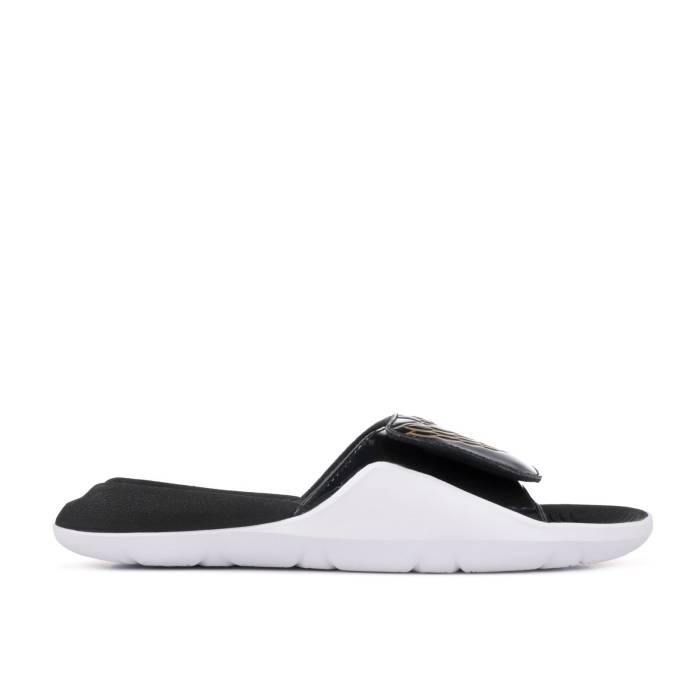 ナイキ エアジョーダン Air Jordan 【 Jordan Hydro 7 Slide \u0027Black\u0027 Men Black/Gold 】 Hydro ハイドロ Slide サンダル メンズ 黒いこと 黒いこと ゴールド