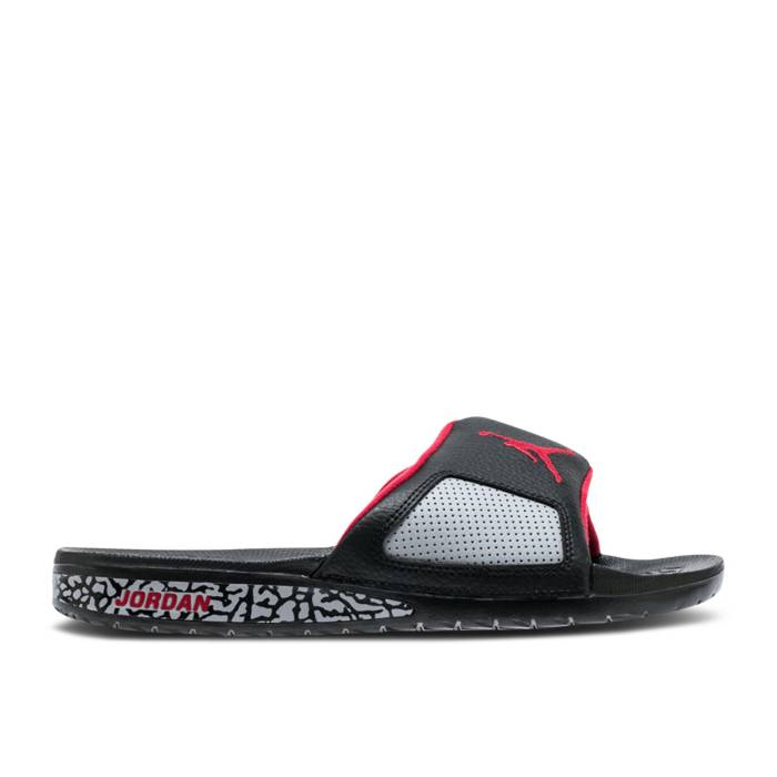 ナイキ エアジョーダン Air Jordan 【 Jordan Hydro 3 Retro Slide \u0027Black Red Grey\u0027 Men Black/Red-Grey 】 Hydro ハイドロ レトロ Slide サンダル Red 赤・赤いこと メンズ 黒いこと 黒いこと