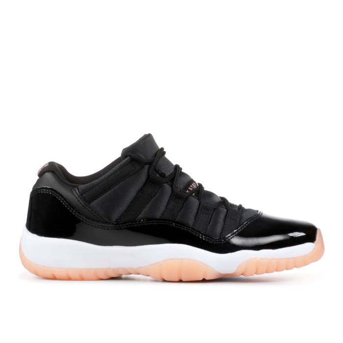 ナイキ　エアジョーダン Air Jordan 【 Jordan 11 Retro Low Gg 'Bleached Coral' Youth Black/Bleached Coral-White 】 レトロ ジュニア キッズ 黒色 ブラック｜スニケス