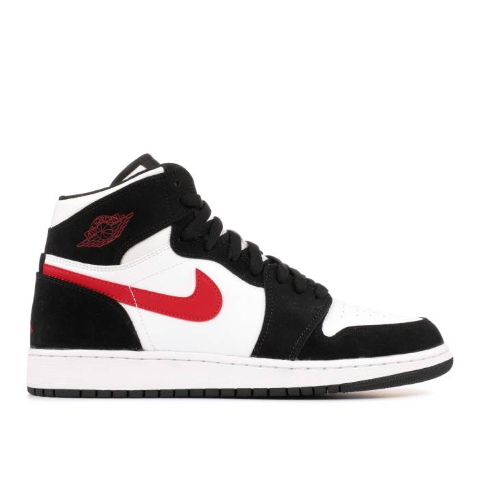 ナイキ エアジョーダン Air Jordan 【 Jordan 1 Retro High Bg \u0027Black Red White\u0027 Youth Black/Gym Red-White 】 レトロ ご機嫌 Red 赤・赤いこと お坊っちゃん キッズ 黒いこと 黒いこと