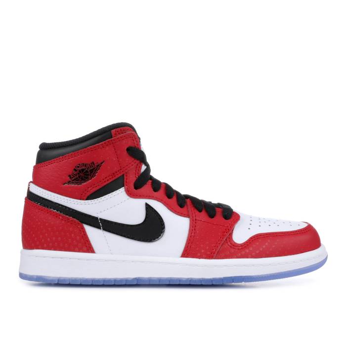 ナイキ　エアジョーダン Air Jordan 【 Marvel X Jordan 1 Retro High Ps 'Origin Story' Youth Gym Red/Black/White/Photo Blue 】 レトロ ハイ ジュニア キッズ Red 赤・レッド 黒色 ブラック 白色 ホワイト 青色 ブルー