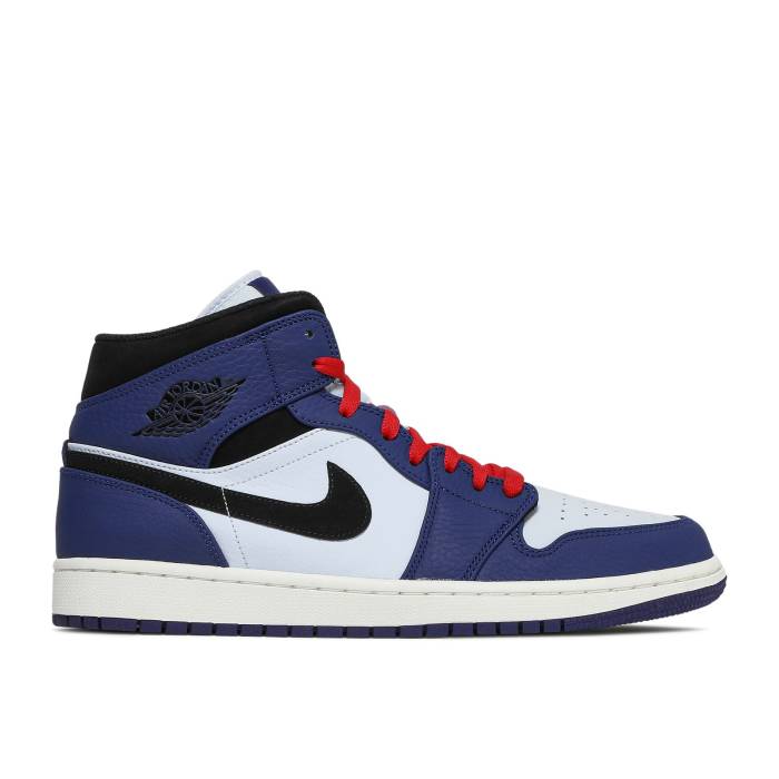 ナイキ エアジョーダン Air Jordan 【 Jordan 1 Retro Mid Se \u0027Deep Royal Blue\u0027 Men Deep Royal Blue/Black 】 レトロ ミッド メンズ ディープ 青碧 青碧 黒いこと 黒いこと