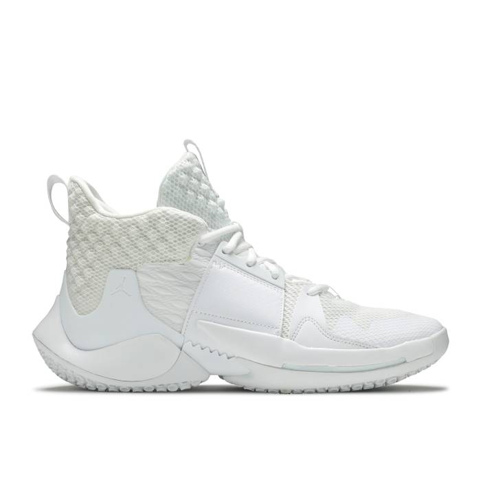ナイキ エアジョーダン Air Jordan 【 Jordan Why Not Zer0.2 \u0027Triple White\u0027 Men White/Off White-Platinum Tint 】 メンズ 白いこと 白いこと