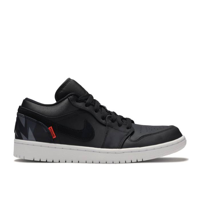 ナイキ　エアジョーダン Air Jordan 【 Paris Saint-Germain X Jordan 1 Low Men Black/Infrared 23-White 】 メンズ 黒色 ブラック｜スニケス