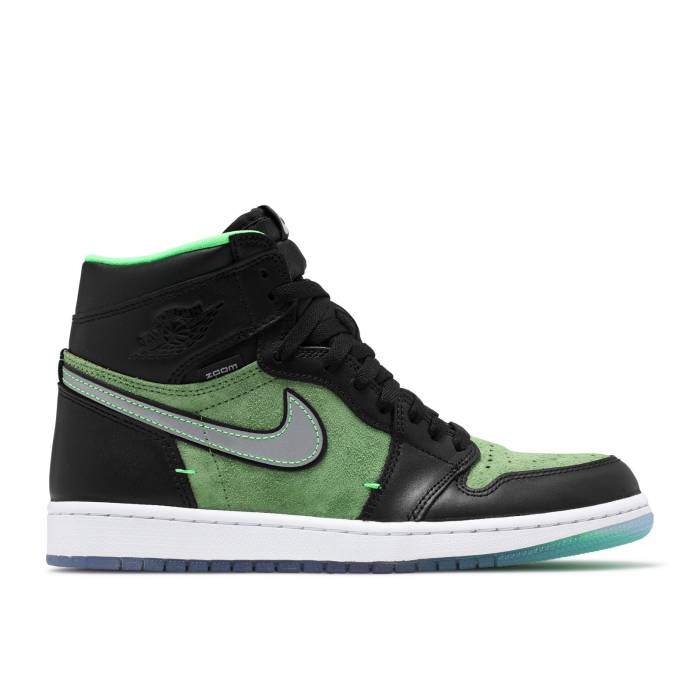 ナイキ エアジョーダン Air Jordan 【 Jordan 1 High Zoom \u0027Zen Green\u0027 Men Black/Black/Tomatillo/Rage Green 】 ご機嫌 望遠レンズ メンズ 黒いこと 黒いこと green 緑・緑であること