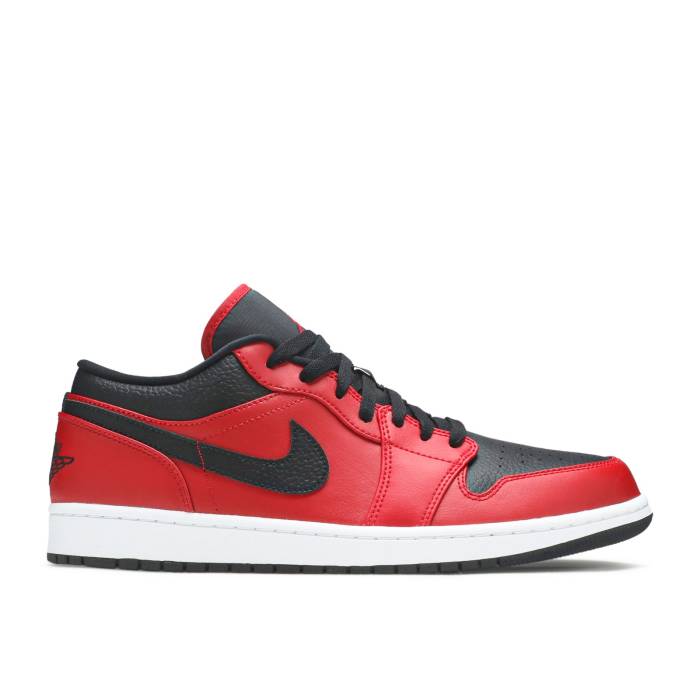 ナイキ エアジョーダン Air Jordan 【 Jordan 1 Low \u0027Reverse Bred\u0027 Men Gym Red/Black/White 】 メンズ Red 赤・赤いこと 黒いこと 黒いこと 白いこと 白いこと