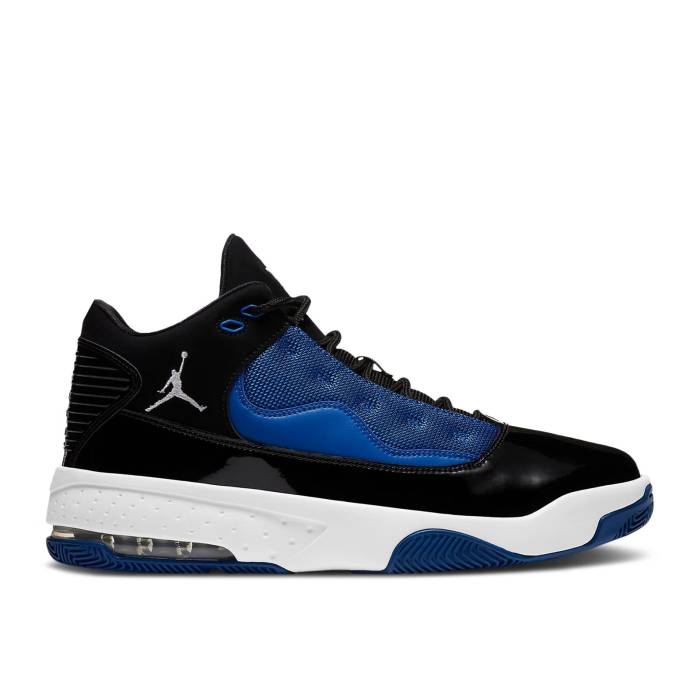 ナイキ エアジョーダン Air Jordan 【 Jordan Max Aura 2 \u0027Black Game Royal\u0027 Men Black/Game Royal/White 】 マックス 佇まい Game 力くらべ メンズ 黒いこと 黒いこと Game 力くらべ 白いこと 白いこと