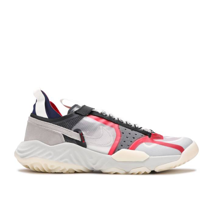 ナイキ エアジョーダン Air Jordan 【 Jordan Delta Breathe \u0027Clear Medium Grey\u0027 Men Clear/Light Bone/Varsity Red/Medium Grey 】 メンズ Red 赤・赤いこと 薄墨色 薄墨色