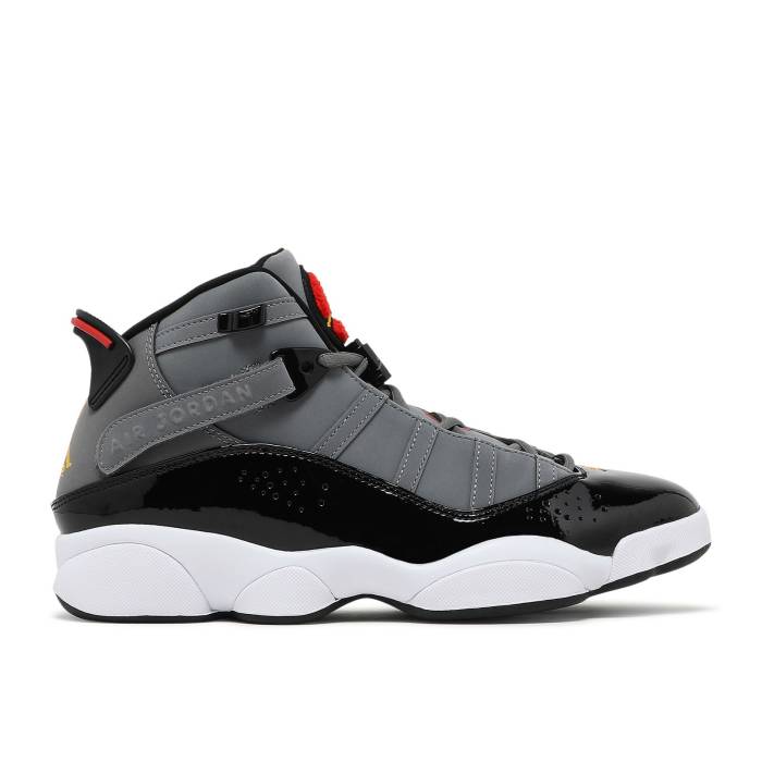 ナイキ エアジョーダン Air Jordan 【 Jordan 6 Rings 'Light Graphite' Men Smoke Grey/Black/Chile Red/University Gold 】 リング メンズ 灰色 グレー 黒色 ブラック Red 赤・レッド ゴールド