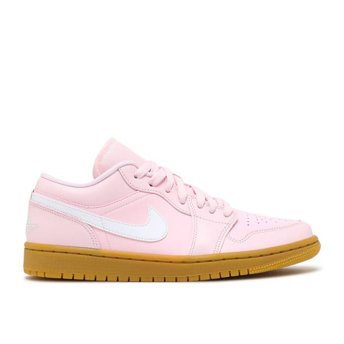 ナイキ エアジョーダン Air Jordan 【 Wmns Jordan 1 Low \u0027Arctic Pink Gum\u0027 Women Arctic Pink/White/Gum Light Brown 】 pink さくら色 レディース pink さくら色 白いこと 白いこと 赤銅色 赤銅色