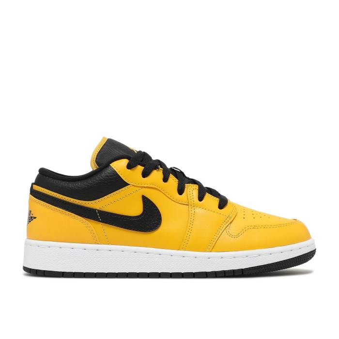 ナイキ エアジョーダン Air Jordan 【 Jordan 1 Low ガウス \u0027University Gold Black\u0027 Youth University Gold/Black/White 】 ゴールド 御坊っちゃん キッズ ゴールド 黒いこと 黒いこと 白いこと 白いこと