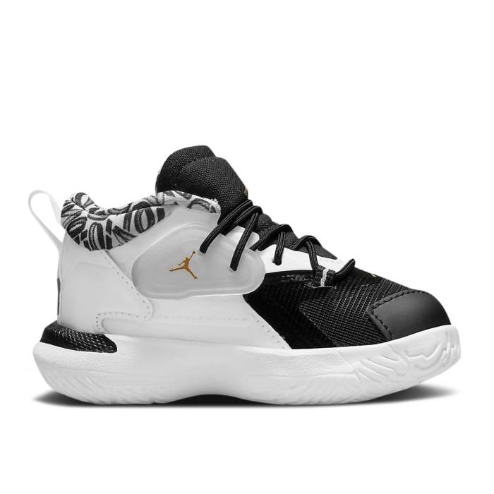ナイキ エアジョーダン Air Jordan 【 Jordan Zion 1 Td \u0027Gen Zion\u0027 Infant Black/White/Metallic Gold 】 もの言う花 黒いこと 黒いこと 白いこと 白いこと ゴールド