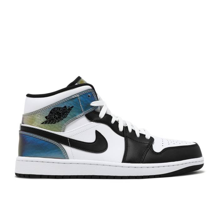 ナイキ エアジョーダン Air Jordan 【 Jordan 1 Mid Se \u0027Heat Reactive - Color Change\u0027 Men White/Black 】 ミッド メンズ 白いこと 白いこと 黒いこと 黒いこと