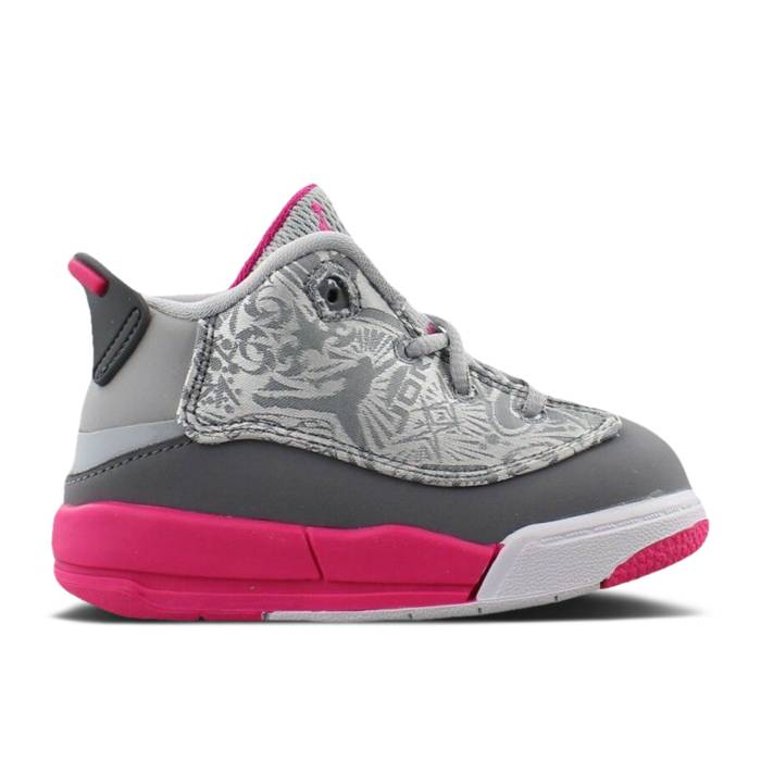 ナイキ エアジョーダン Air Jordan 【 Jordan Dub Zero Gt \u0027Hyper Pink\u0027 Infant Wolf Grey/Hyper Pink/White 】 無し もの言う花 薄墨色 薄墨色 pink さくら色 白いこと 白いこと