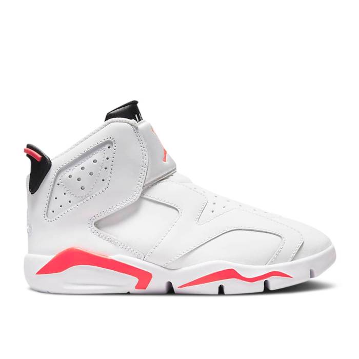 ナイキ エアジョーダン Air Jordan 【 Jordan 6 Retro Little Flex Ps \u0027Infrared\u0027 Youth White/Infrared 23/Black 】 レトロ 御坊っちゃん キッズ 白いこと 白いこと 黒いこと 黒いこと キッズ・ベビー・マタニティ-キッズファッション-靴