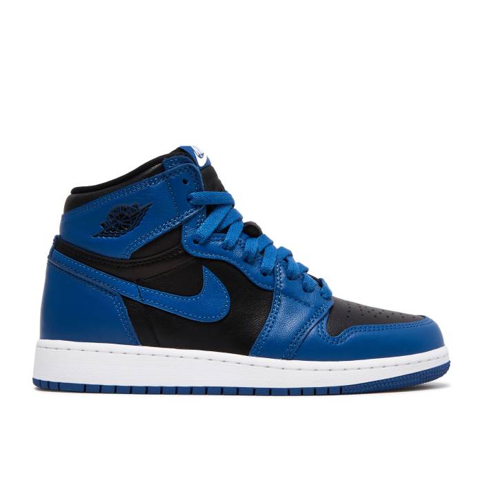 ナイキ　エアジョーダン Air Jordan 【 Jordan 1 Retro High Og Gs 'Dark Marina Blue' Youth Dark Marina Blue/Black/White 】 レトロ ハイ ジュニア キッズ 青色 ブルー 黒色 ブラック 白色 ホワイト｜スニケス