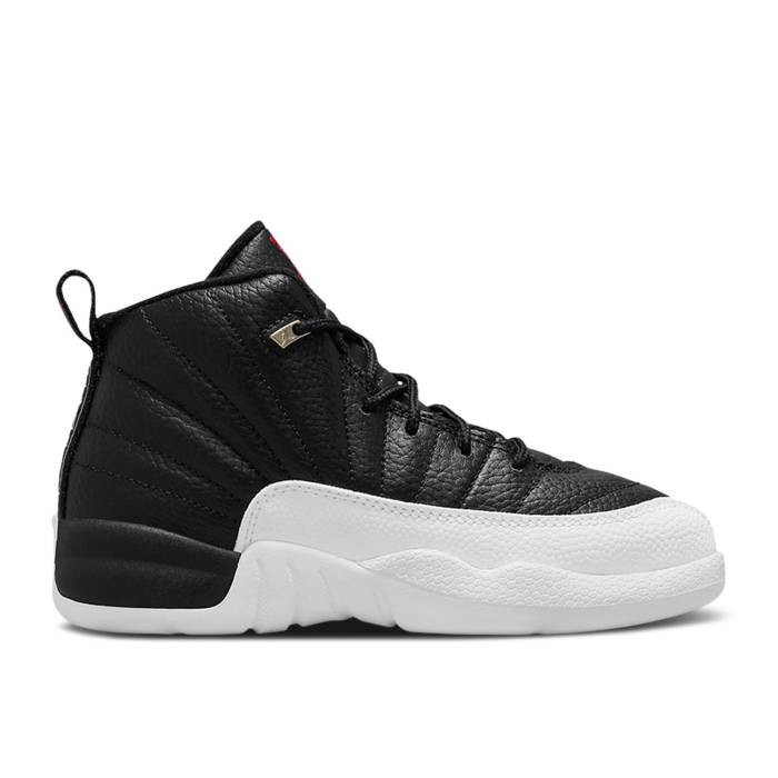 ナイキ エアジョーダン Air Jordan 【 Jordan 12 Retro Ps \u0027Playoff\u0027 2022 Youth Black/Varisty Red/White 】 レトロ 御坊っちゃん キッズ 黒いこと 黒いこと Red 赤・赤いこと 白いこと 白いこと