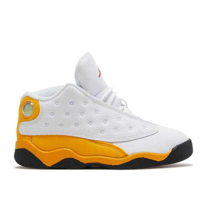 ナイキ エアジョーダン Air Jordan 【 Jordan 13 Retro Td \u0027Del Sol\u0027 Infant White/University Red/Del Sol 】 13 サー青二才 レトロ もの言う花 白いこと 白いこと Red 赤・赤いこと