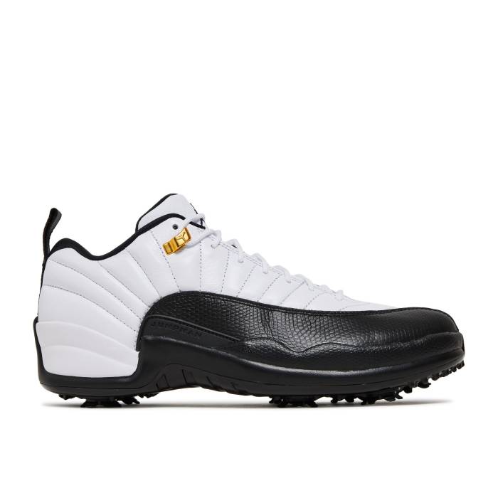 ナイキ エアジョーダン Air Jordan 【 Jordan 12 Low Golf \u0027Taxi\u0027 Men White/Metallic Gold/Taxi/Black 】 golf ゴルフ メンズ 白いこと 白いこと ゴールド 黒いこと 黒いこと