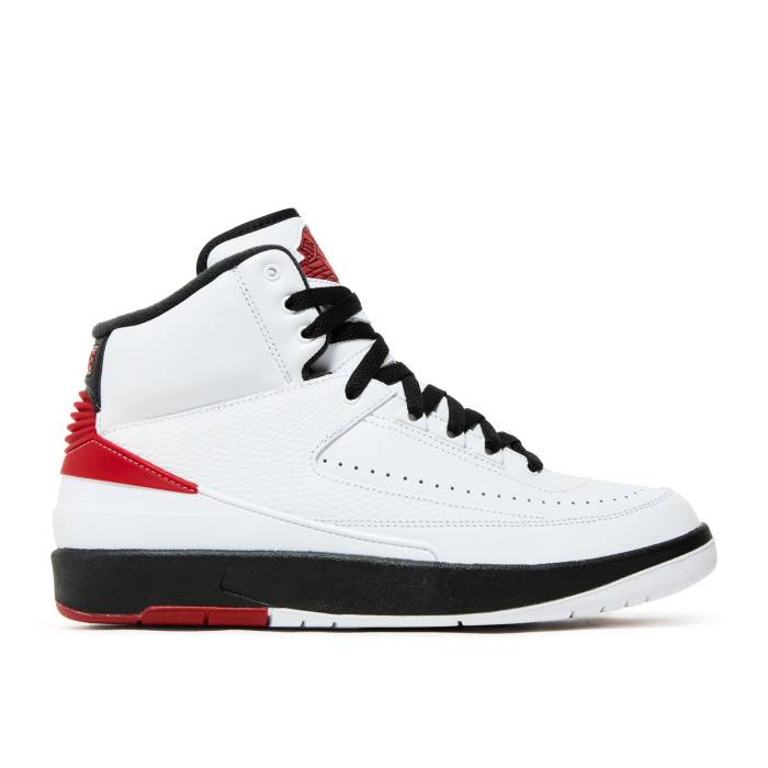 ナイキ エアジョーダン Air Jordan 【 Jordan 2 Retro \u0027Chicago\u0027 2022 Men White/Varsity Red/Black 】 レトロ メンズ 白いこと 白いこと Red 赤・赤いこと 黒いこと 黒いこと