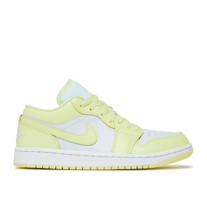 ナイキ エアジョーダン Air Jordan 【 Wmns Jordan 1 Low \u0027Lemonade\u0027 Women Pure Platinum/White/Citron Tint 】 レディース 純一無雑 Platinum プラチナム 白いこと 白いこと