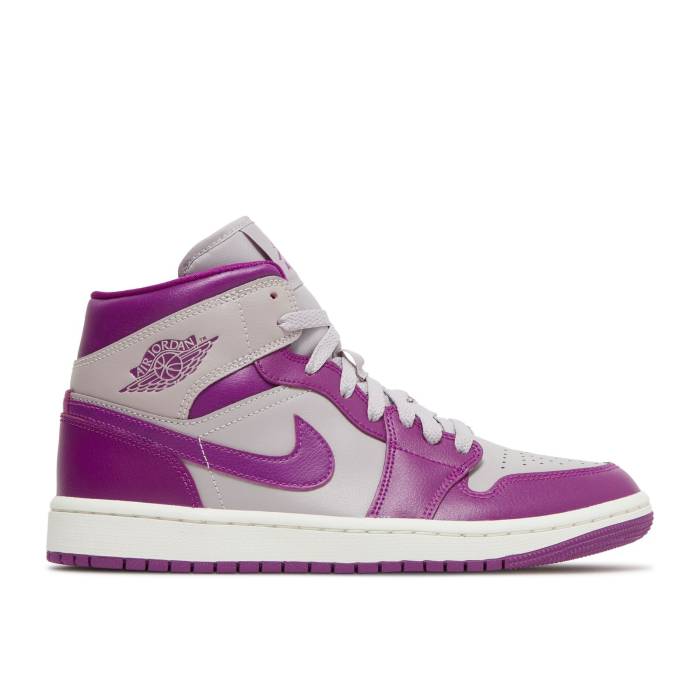 ナイキ エアジョーダン Air Jordan 【 Wmns Jordan 1 Mid Magenta Women Magenta/Light Grey/White 】 ミッド レディース マジェンタ 灰色 グレー 白色 ホワイト