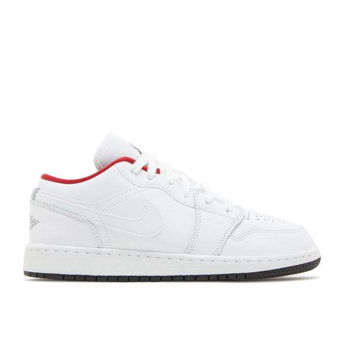 ナイキ エアジョーダン Air Jordan 【 Jordan 1 Low Gs White Gym Red Youth White/Gym Red/University Blue/Black 】 ジュニア キッズ 白色 ホワイト Red 赤・レッド 青色 ブルー 黒色 ブラック