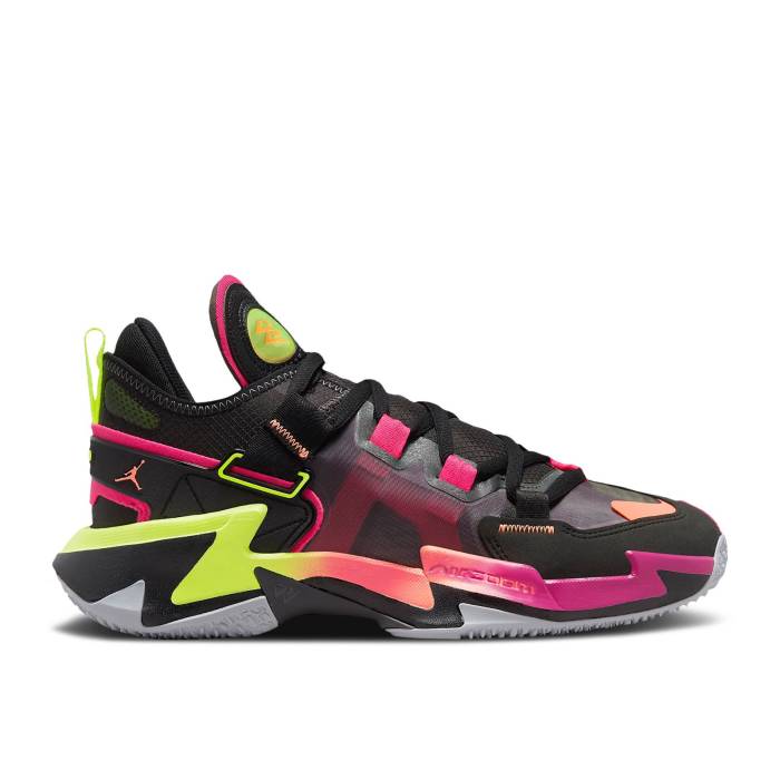 ナイキ エアジョーダン Air Jordan 【 Jordan Why Not Zer0.5 Pf Raging Grace Men Black/Iron Grey/Wolf Grey/Bright Mango 】 メンズ 黒色 ブラック 灰色 グレー